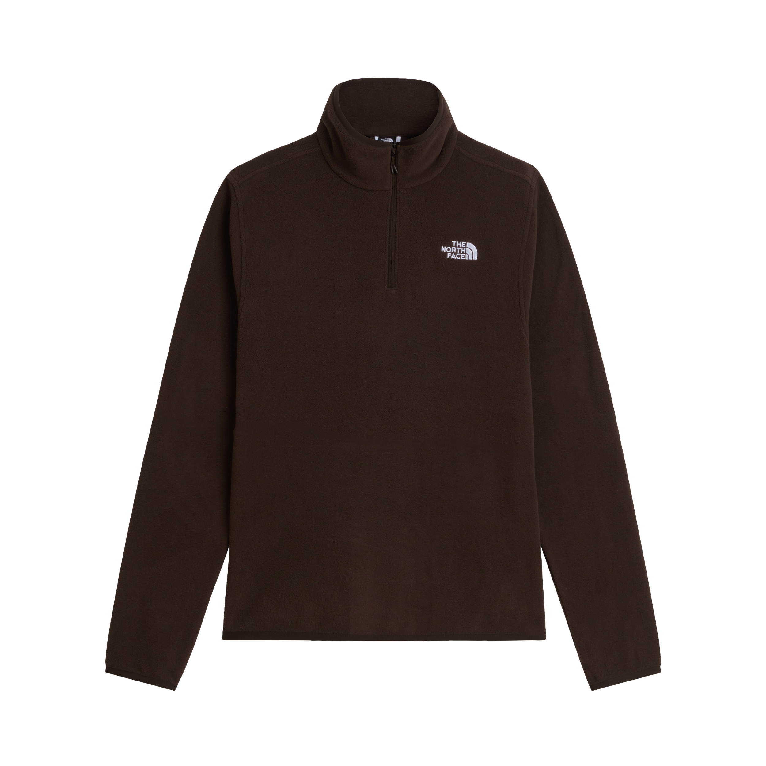 THE NORTH FACE M GLACIER FLEECE 1/4 ZIP JACKET DARK CHESTNUT