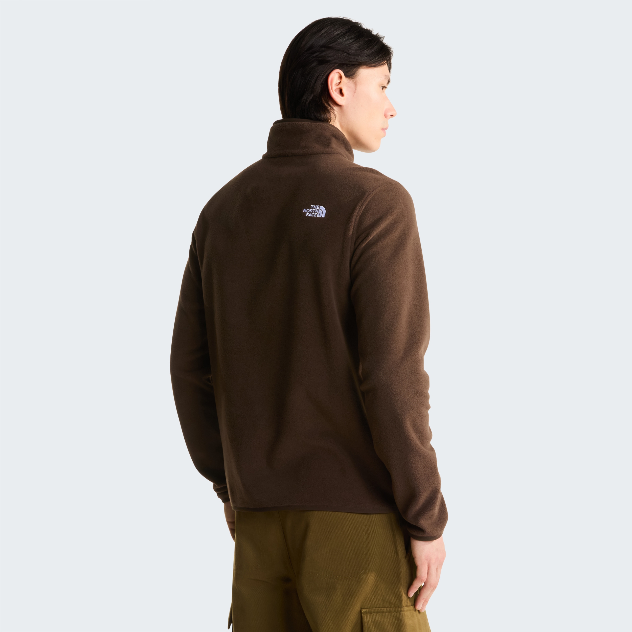 THE NORTH FACE M GLACIER FLEECE 1/4 ZIP JACKET DARK CHESTNUT – Bild 5