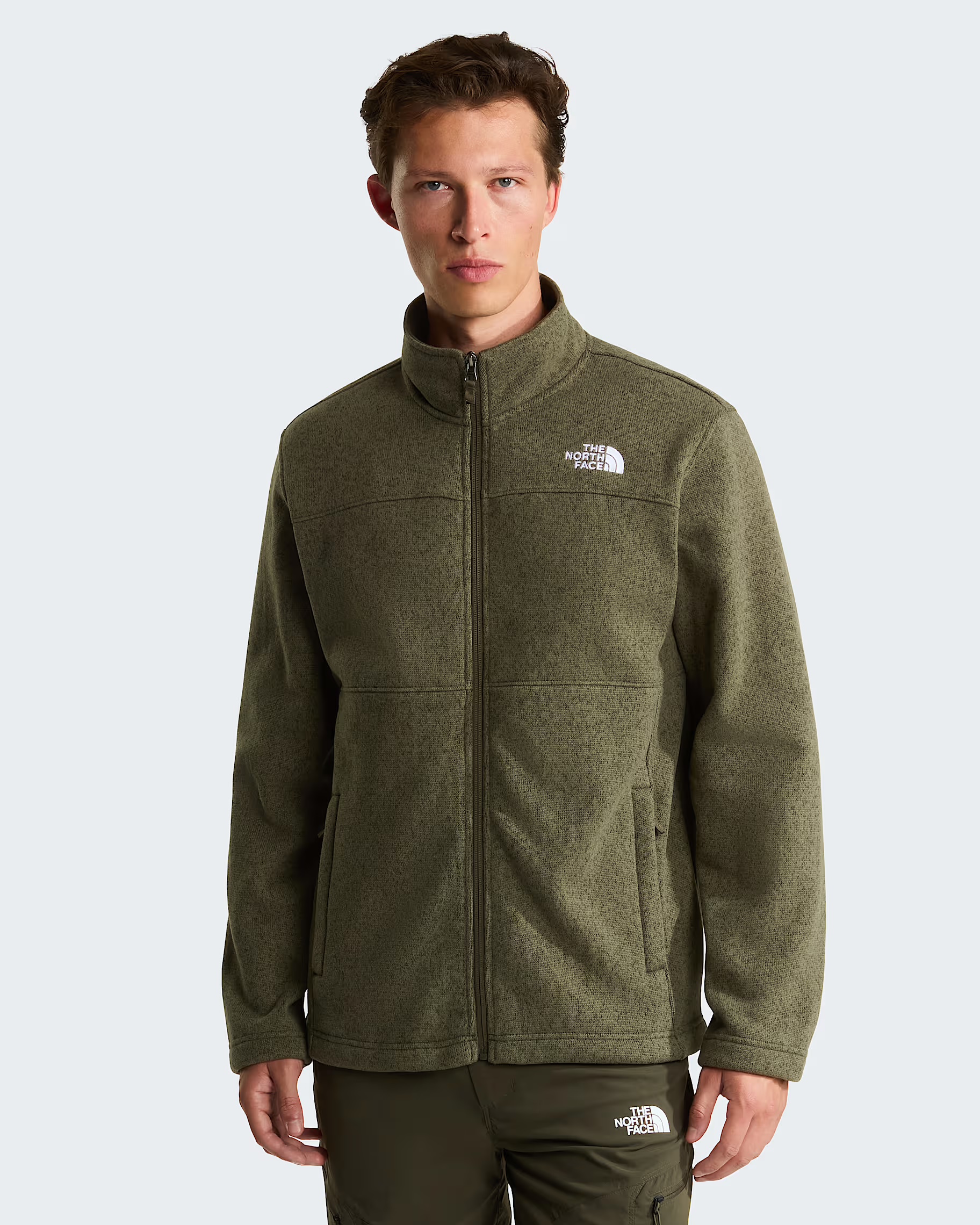 THE NORTH FACE M GORDON LYONS F/Z JACKET NEW TAUPE GREEN HEATHER