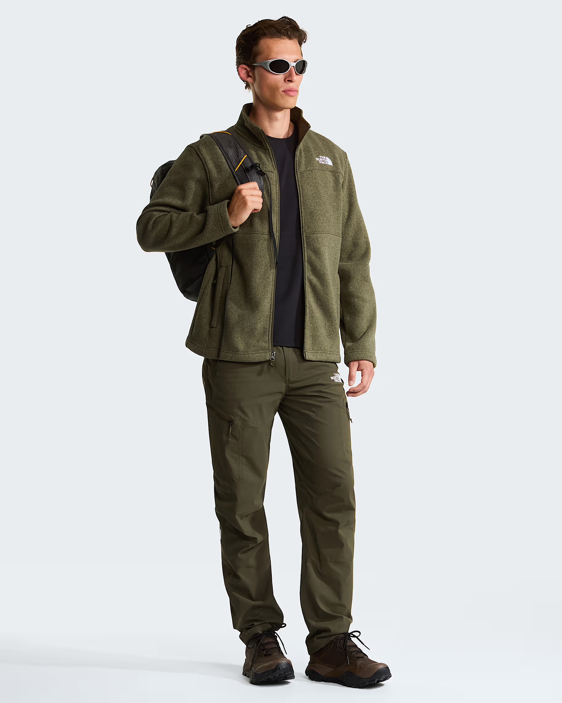 THE NORTH FACE M GORDON LYONS F/Z JACKET NEW TAUPE GREEN HEATHER – Bild 2