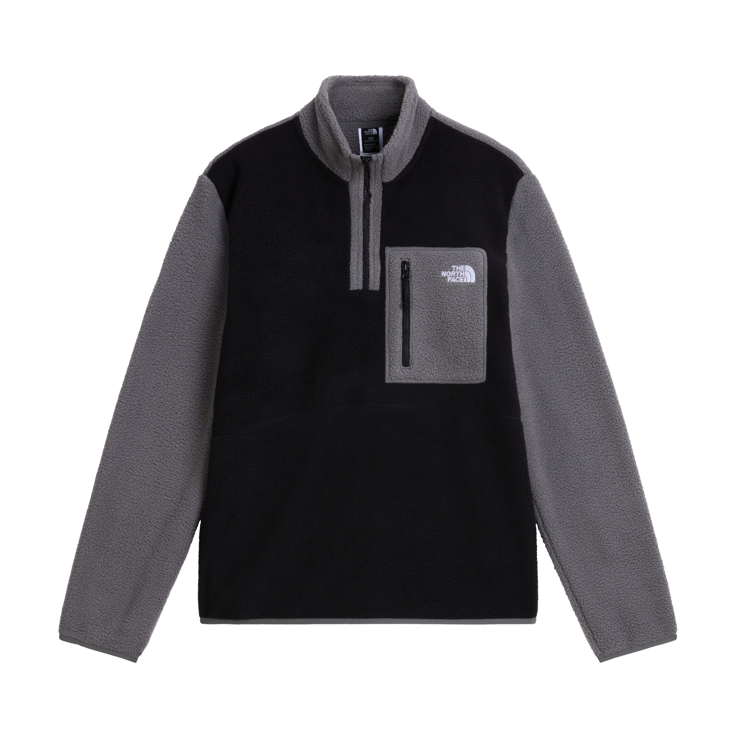 THE NORTH FACE M YUMIORI 1/4 ZIP TNF BLACK/SMOKED PEARL
