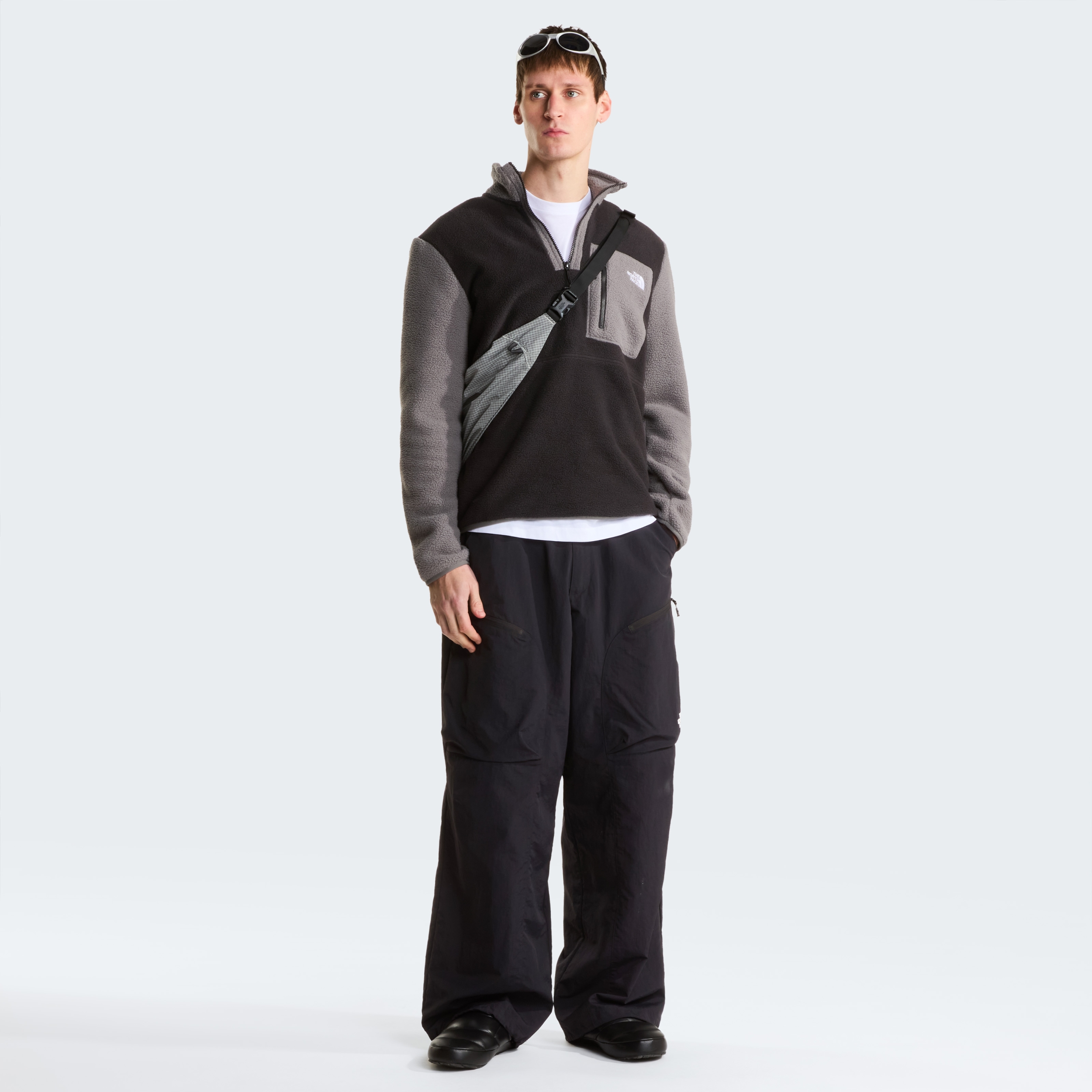 THE NORTH FACE M YUMIORI 1/4 ZIP TNF BLACK/SMOKED PEARL – Bild 4