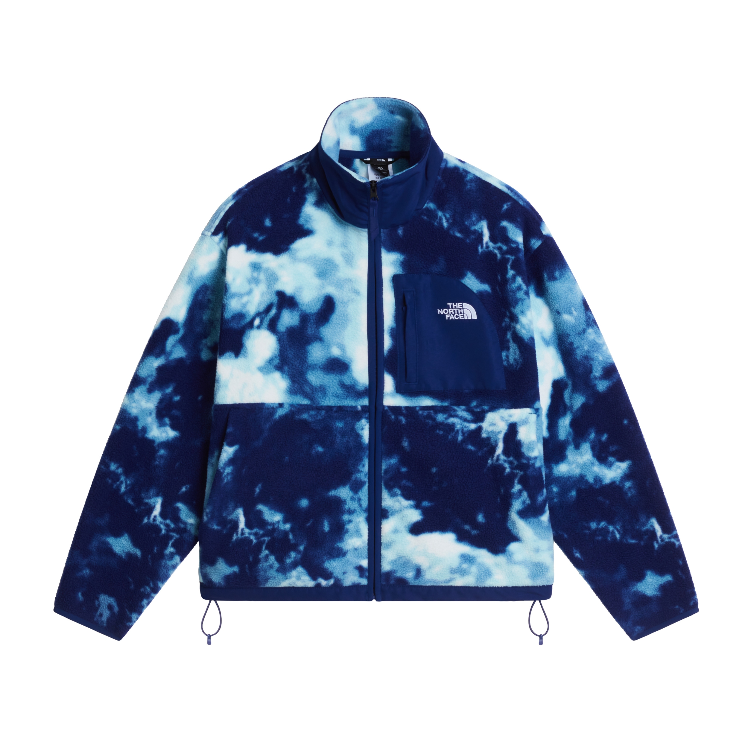 THE NORTH FACE W YUMIORI OFF PEAK FULL ZIP JACKET -PRNT BOLD BLUE GRANITIC ROCK