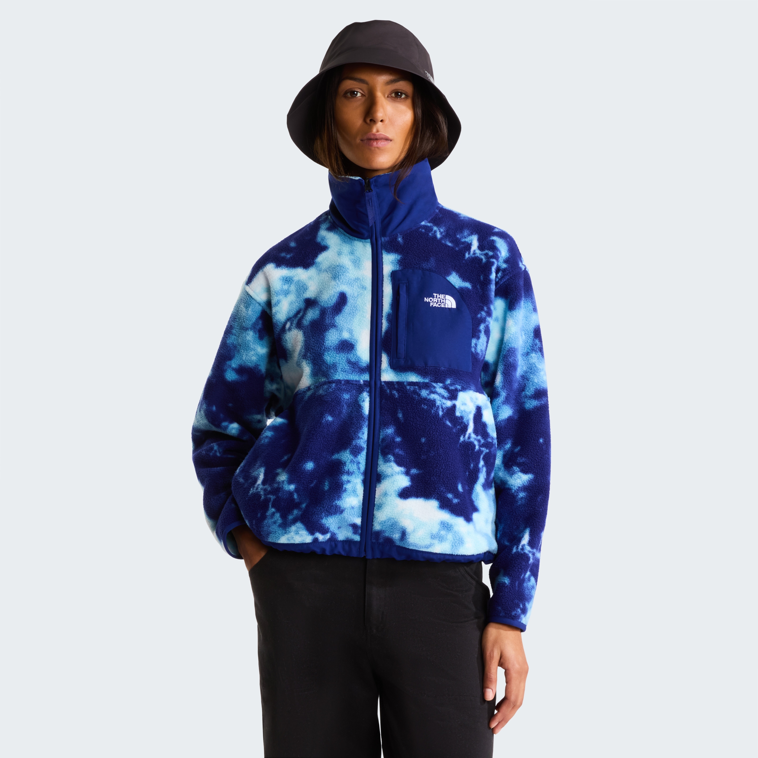 THE NORTH FACE W YUMIORI OFF PEAK FULL ZIP JACKET -PRNT BOLD BLUE GRANITIC ROCK – Bild 3