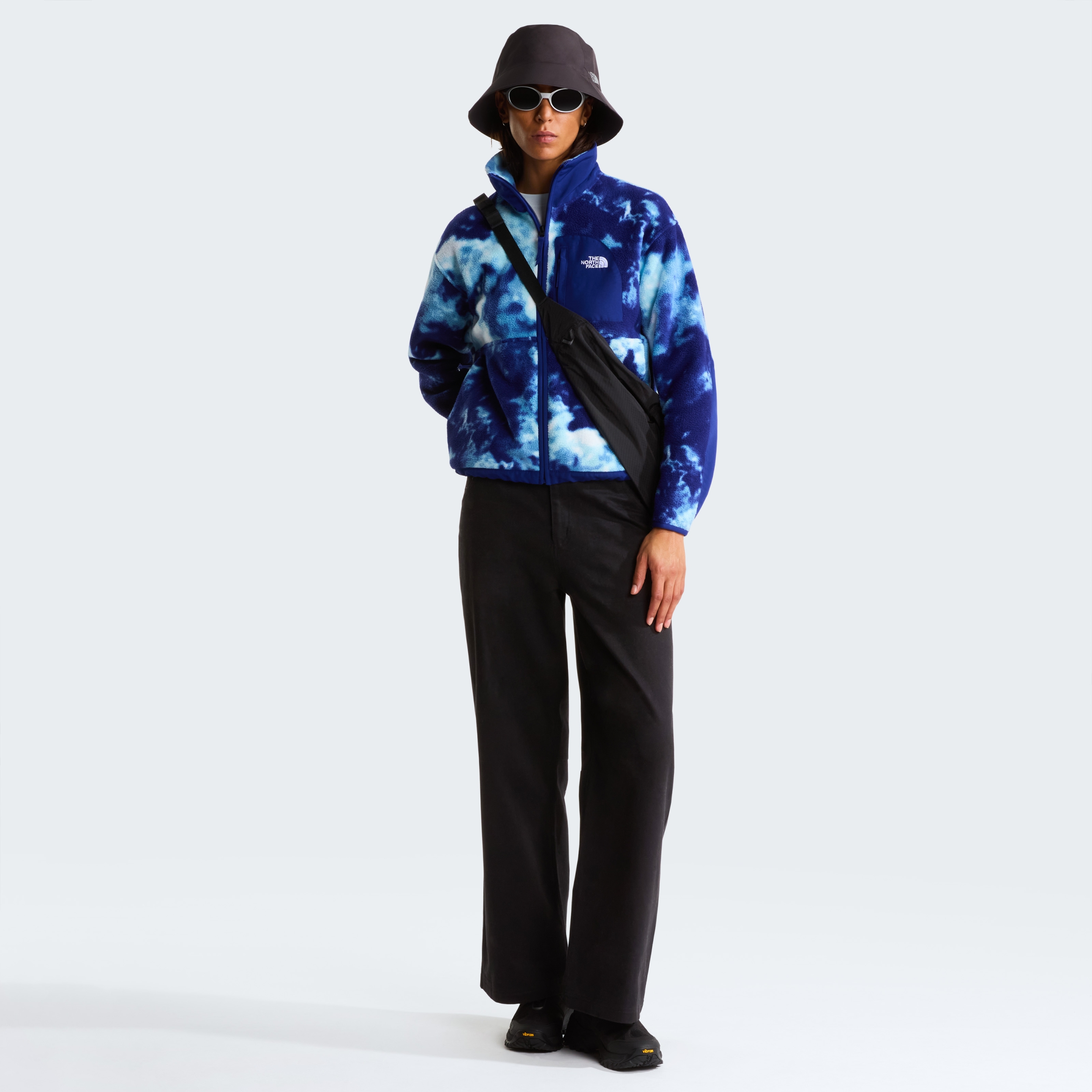 THE NORTH FACE W YUMIORI OFF PEAK FULL ZIP JACKET -PRNT BOLD BLUE GRANITIC ROCK – Bild 4